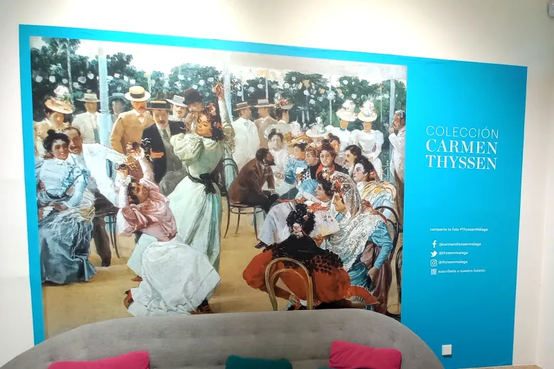 Carmen Thyssen Museum entrance in Málaga Costa del Sol